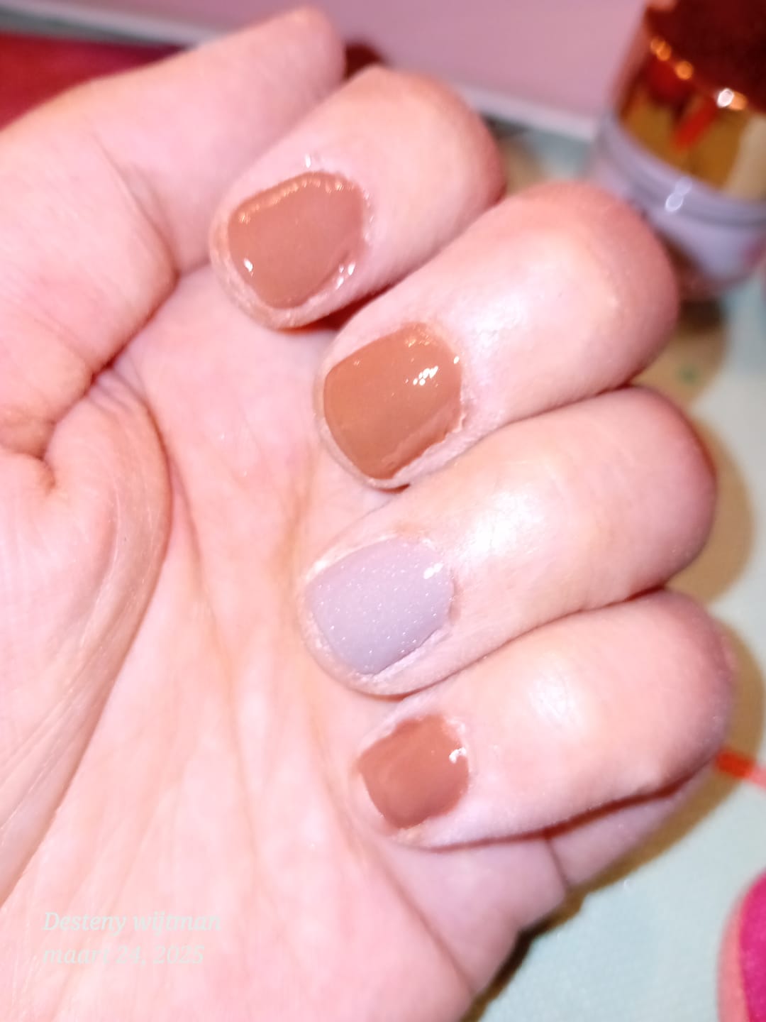 Customer photo review of Chocolate Moose Dipping Powder