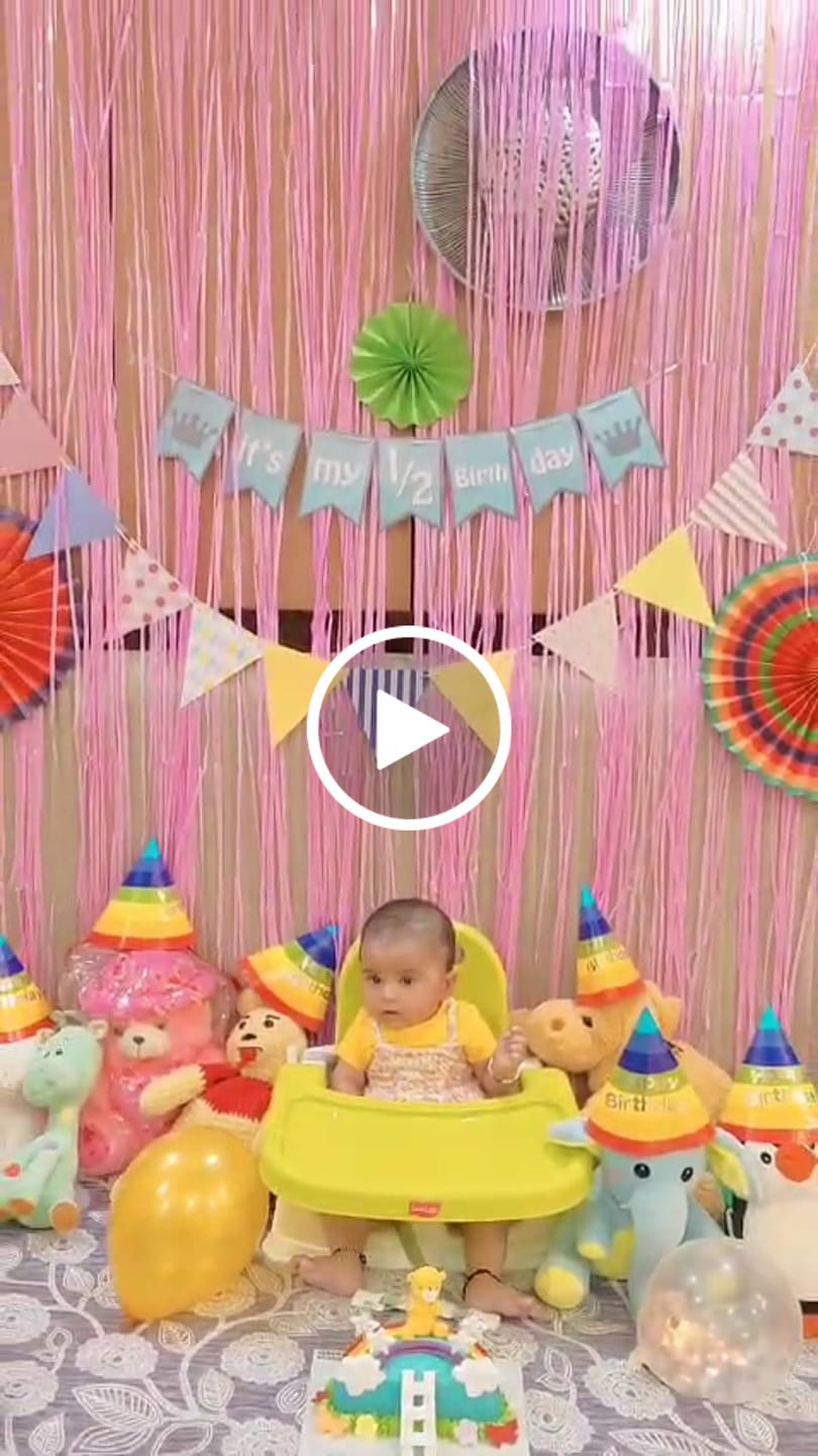 Customer video review of Teddy Half Design Cake