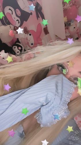 Customer photo review of Kitty Eyeglasses