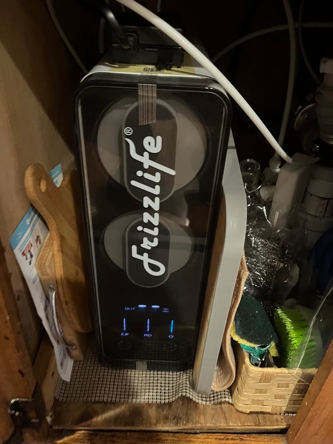 Customer photo review of Frizzlife 600 GPD Tankless Reverse Osmosis Water System With Alkaline & Remineralization, PD600-TAM3