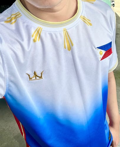 Customer photo review of Philippines Custom Football Jersey