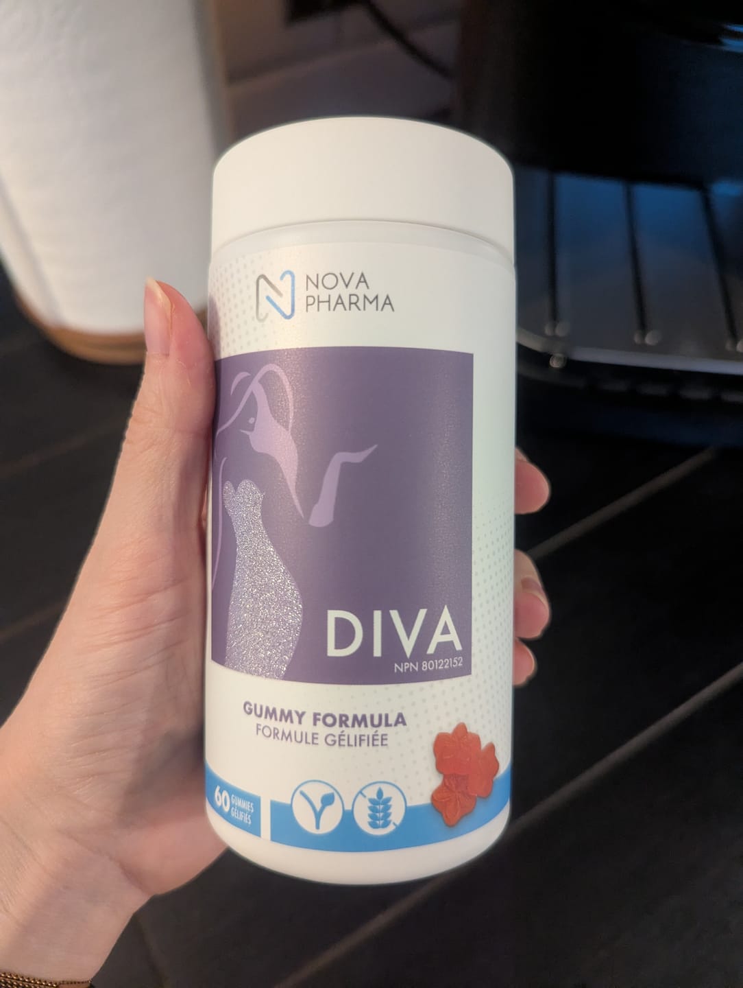 Customer photo review of Nova Pharma - Diva Jujubes à la biotine (60 jujubes)