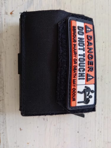 Customer photo review of Tactical Wallet First Edition - Schwarz
