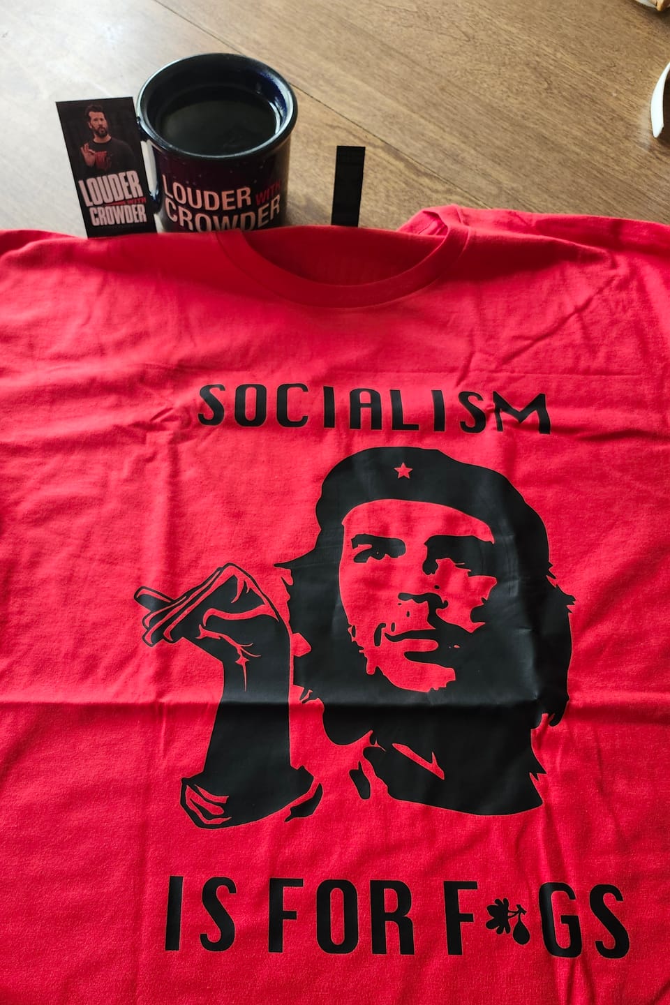 Customer photo review of Socialism is ... T-Shirt