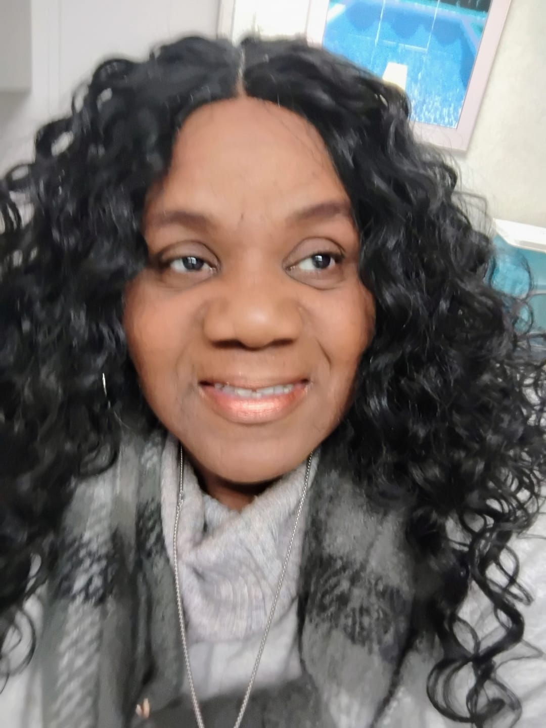 Customer photo review of Sensationnel Dashly HD Lace Front Wig - LACE UNIT 48