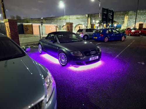 Customer photo review of ELGlow® Active Universal Car Underglow Kit