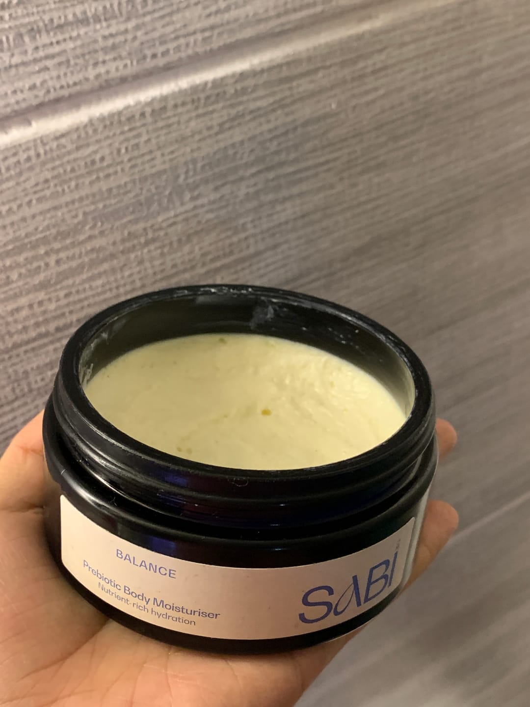 Customer photo review of Prebiotic Body & Face Cream