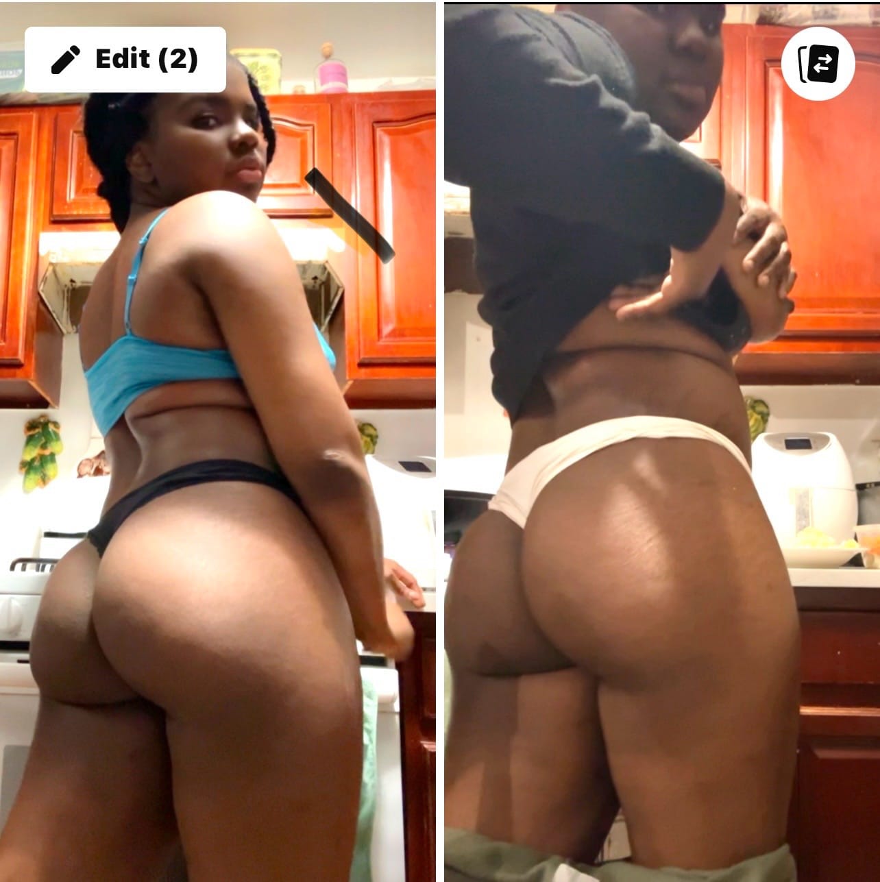 Customer photo review of "Big Booty Judy" Butt & Hip Enhancement Cream