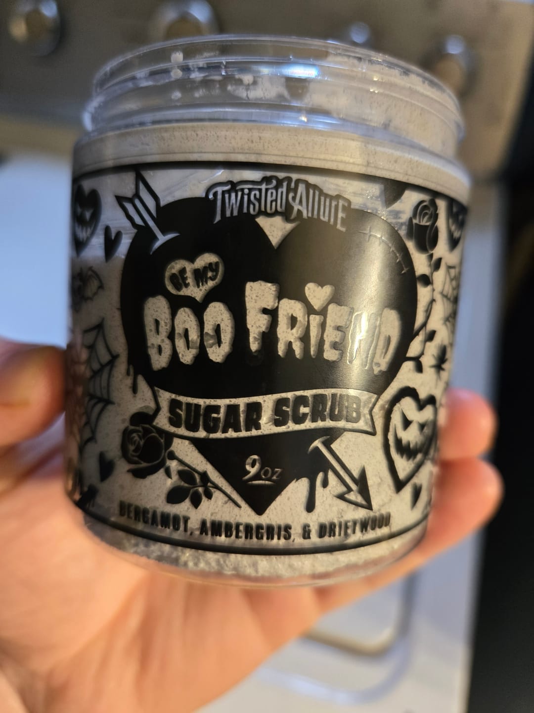 Customer photo review of Be my Boo Friend sugar scrub