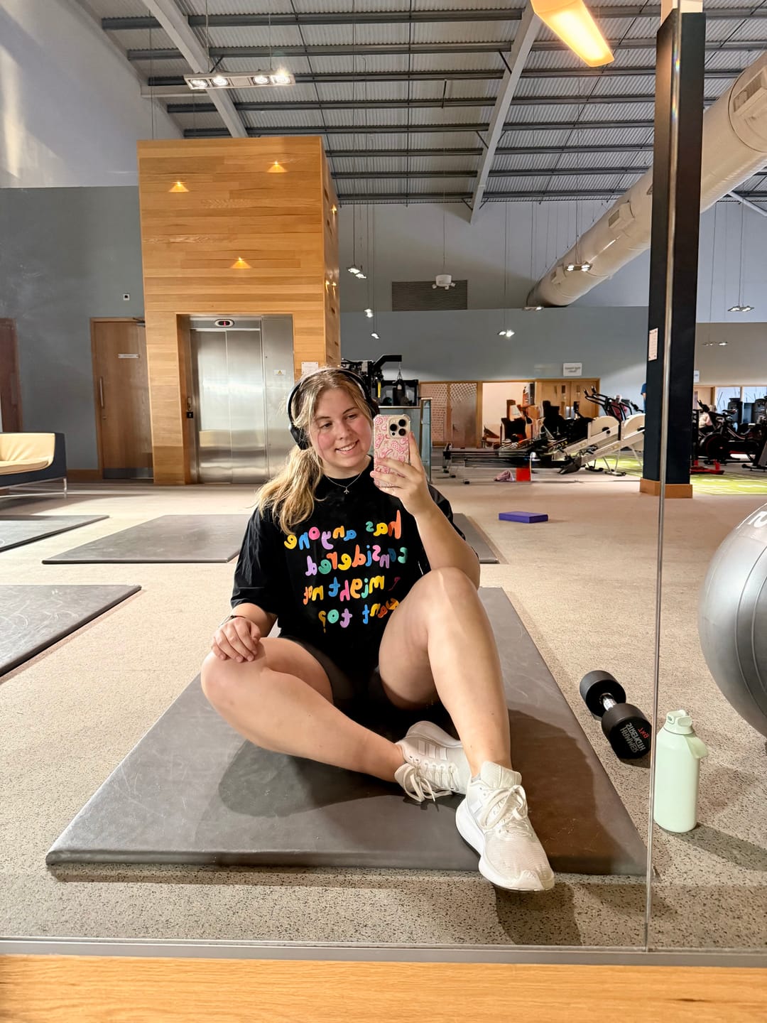 Customer photo review of Has anyone considered I might not want to? Oversized Tee, in collaboration with Maddy Lucy Dann, for Doctors Without Borders