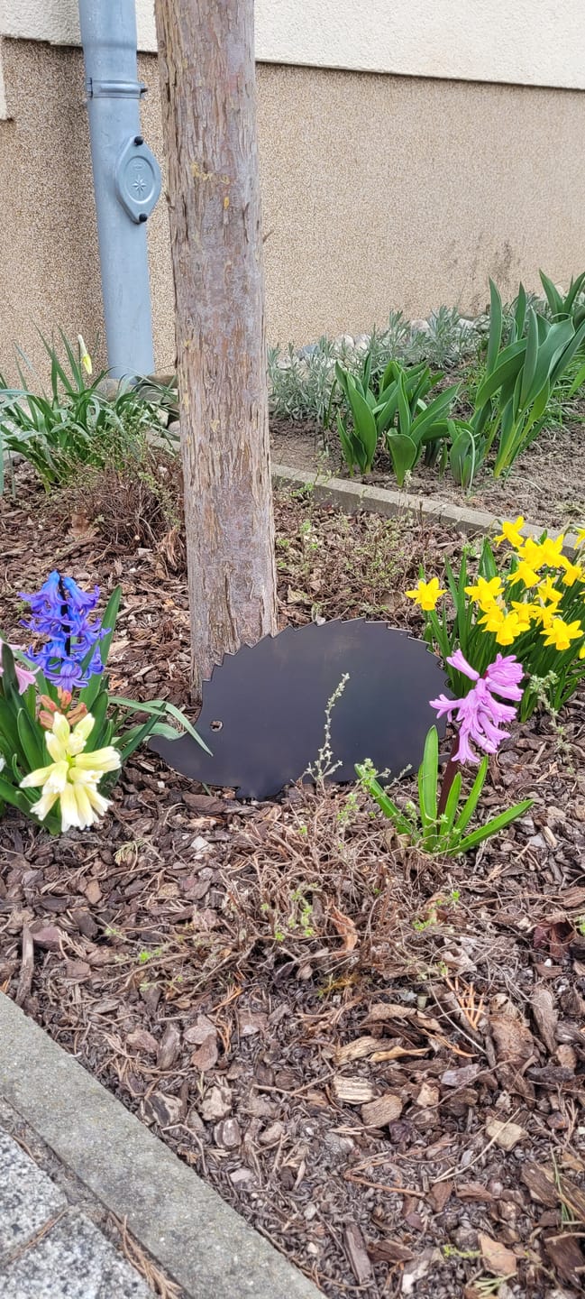 Customer photo review of Gartenstecker Igel