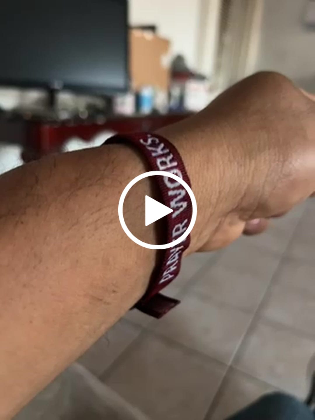 Customer video review of Christian Faith Bracelets