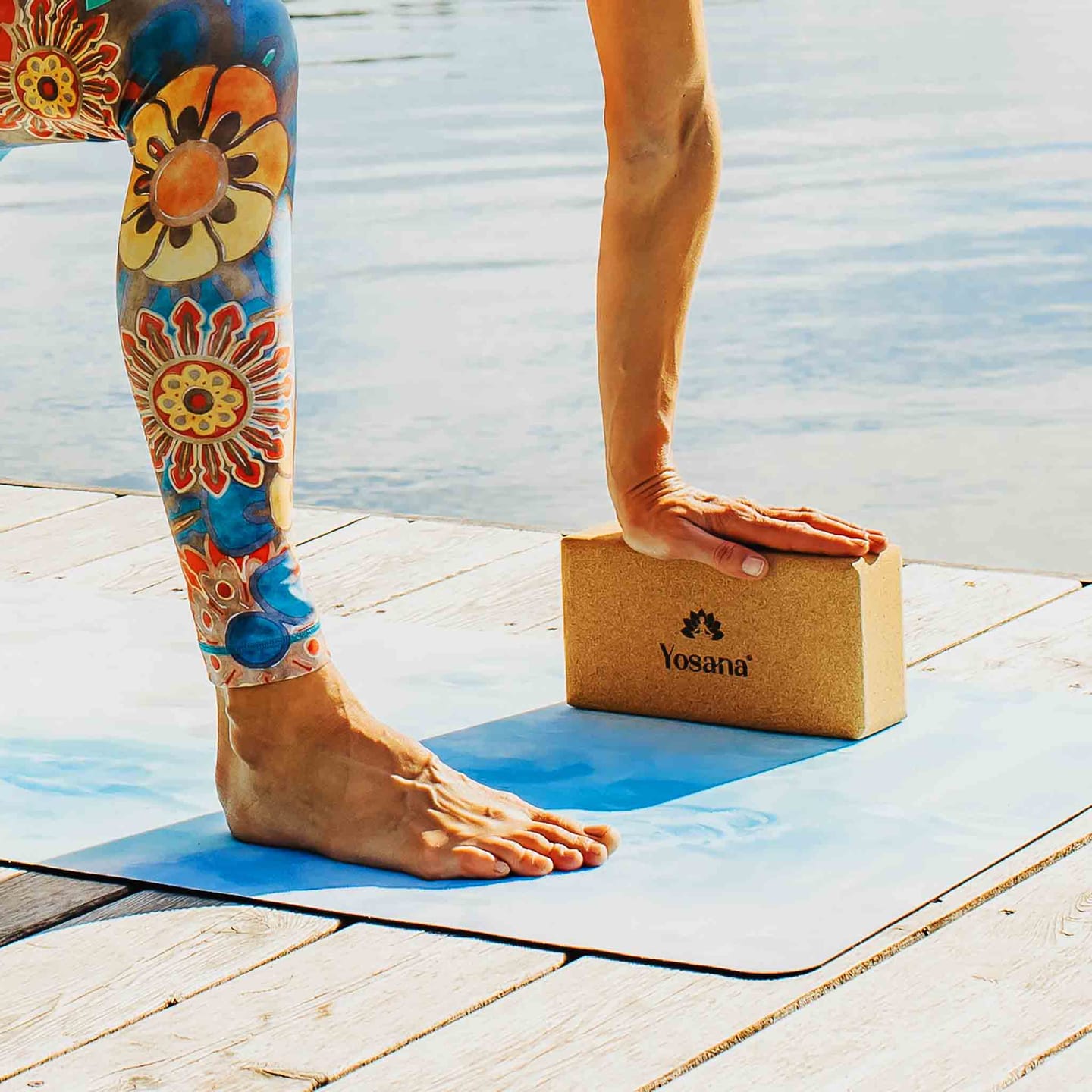 Customer photo review of Yoga Kork Block (2 Stück Set)