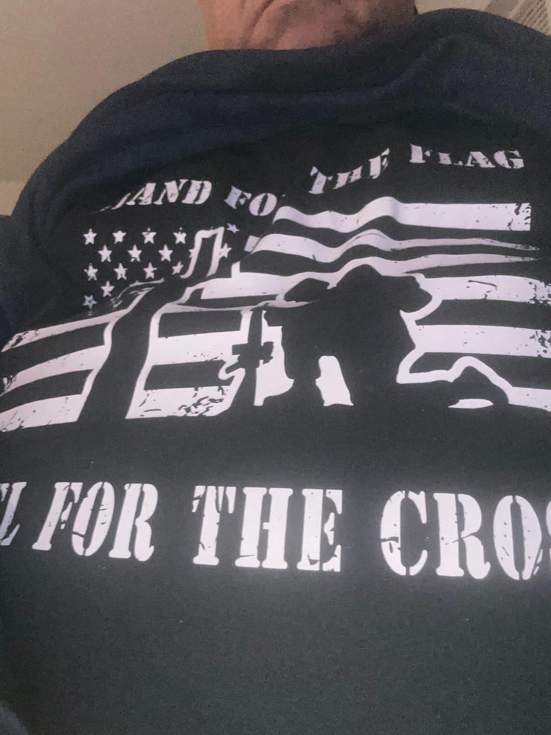 Customer photo review of Kneel For The Cross - Tee
