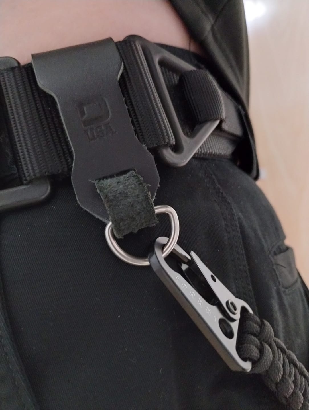 Customer photo review of TETHER & BELT FOB BUNDLE