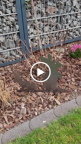 Customer video review of Gartenstecker Osterhase Paar