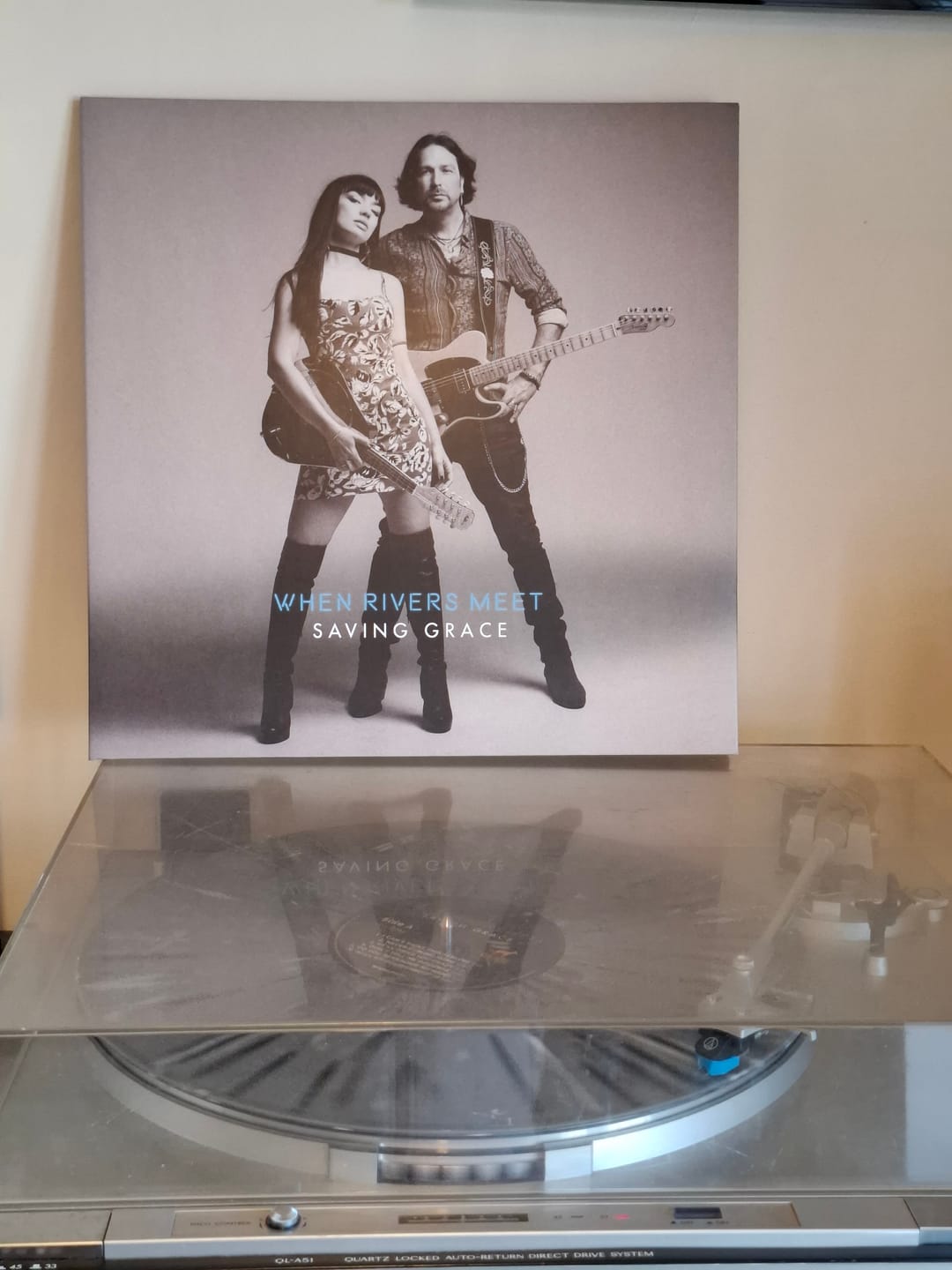 Customer photo review of SAVING GRACE ~ SILVER SPLATTER VINYL 50% OFF