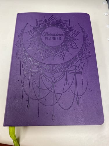 Customer photo review of Daily Planner - Undated - Amethyst Dream