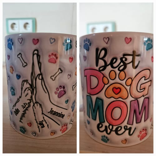 Customer photo review of Beste Hunde Mama 3D Optik - Individuelle Tasse