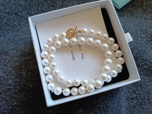 Customer photo review of AGNES - Freshwater Pearl Choker