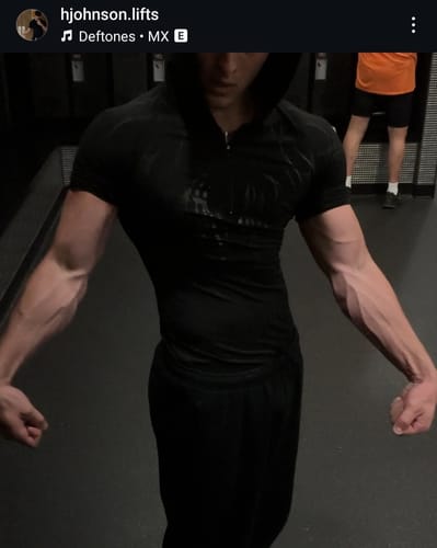 Customer photo review of Void Tech™ Hollow Knight hoodie Compression [DARKNESS]