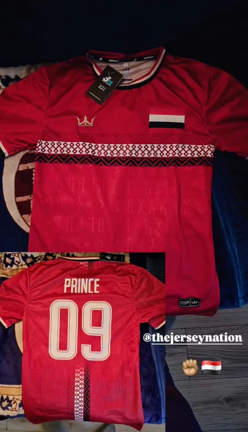 Customer photo review of Yemen Custom Football Jersey