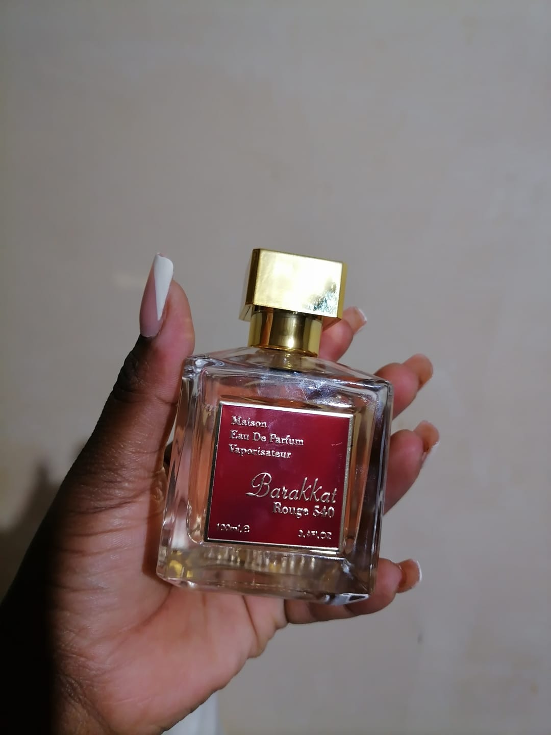 Customer photo review of Barakkat Rouge 540 EDP 100ml