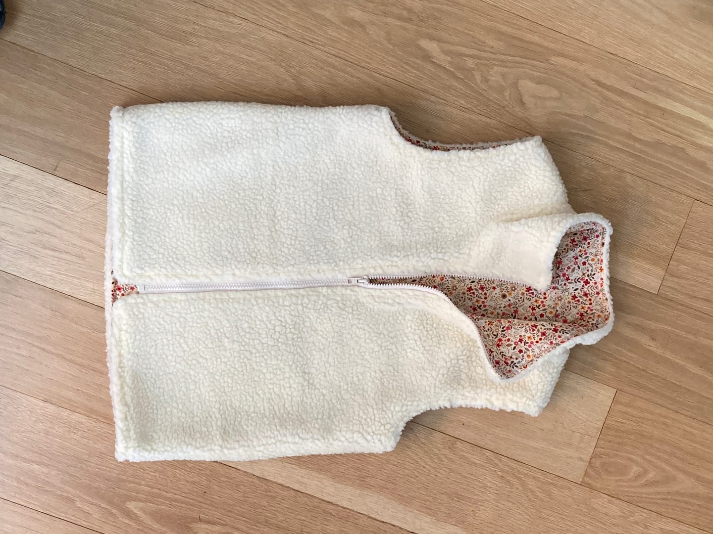 Customer photo review of Spring Floral Rose & Hubble Cotton Poplin Fabric