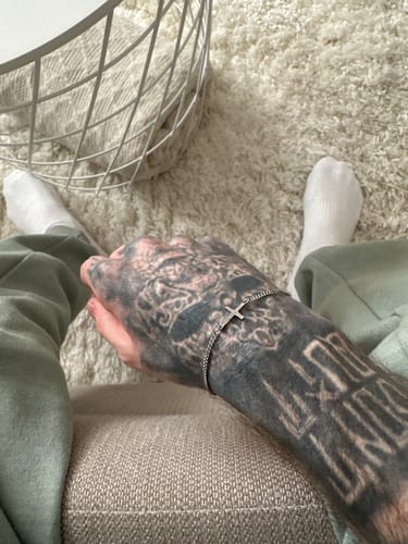 Customer photo review of CROSS BRACELET