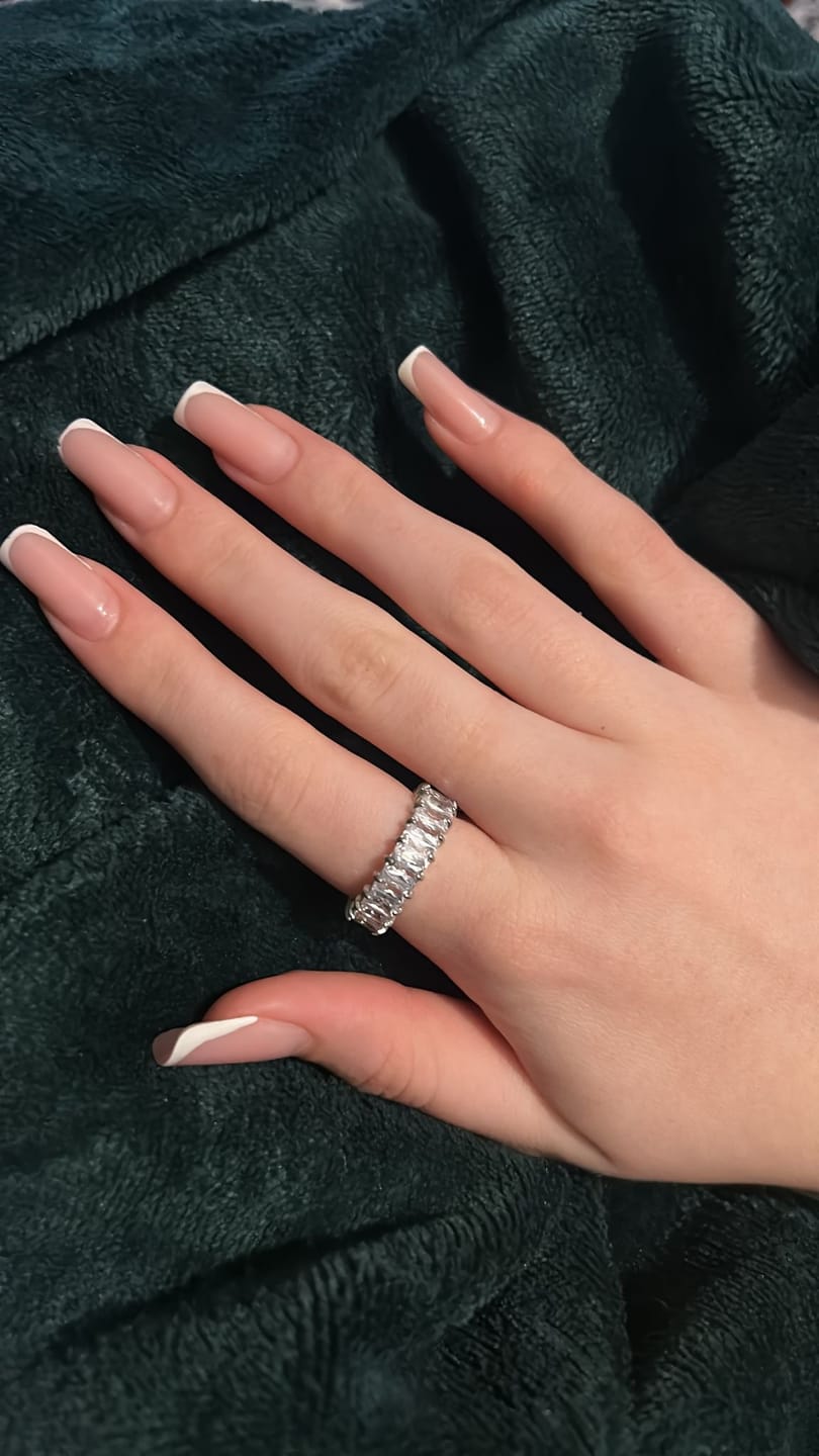 Customer photo review of Inel Magic Diamonds - Argintiu