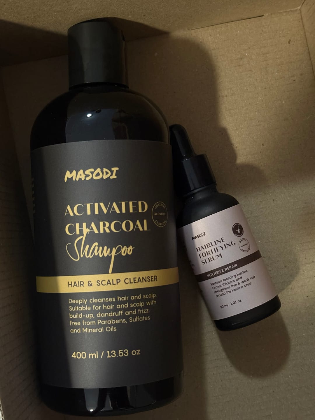 Customer photo review of New Formula: Hairline Fortifying Serum 30ml