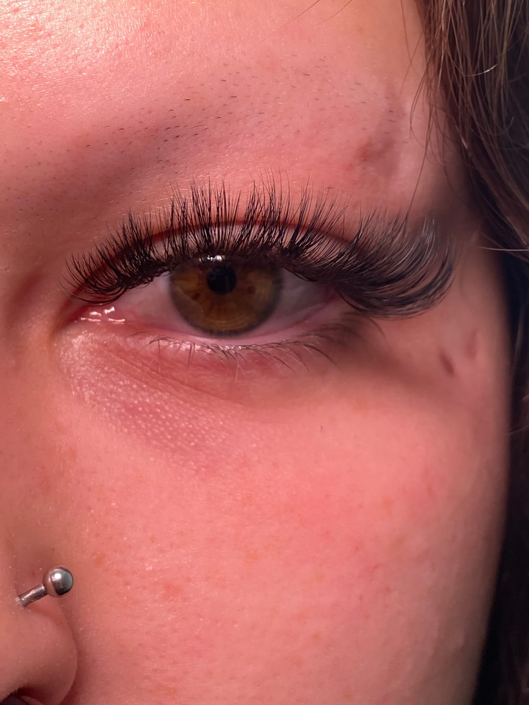 Customer photo review of Premium Eyelash Extensions 0.03mm