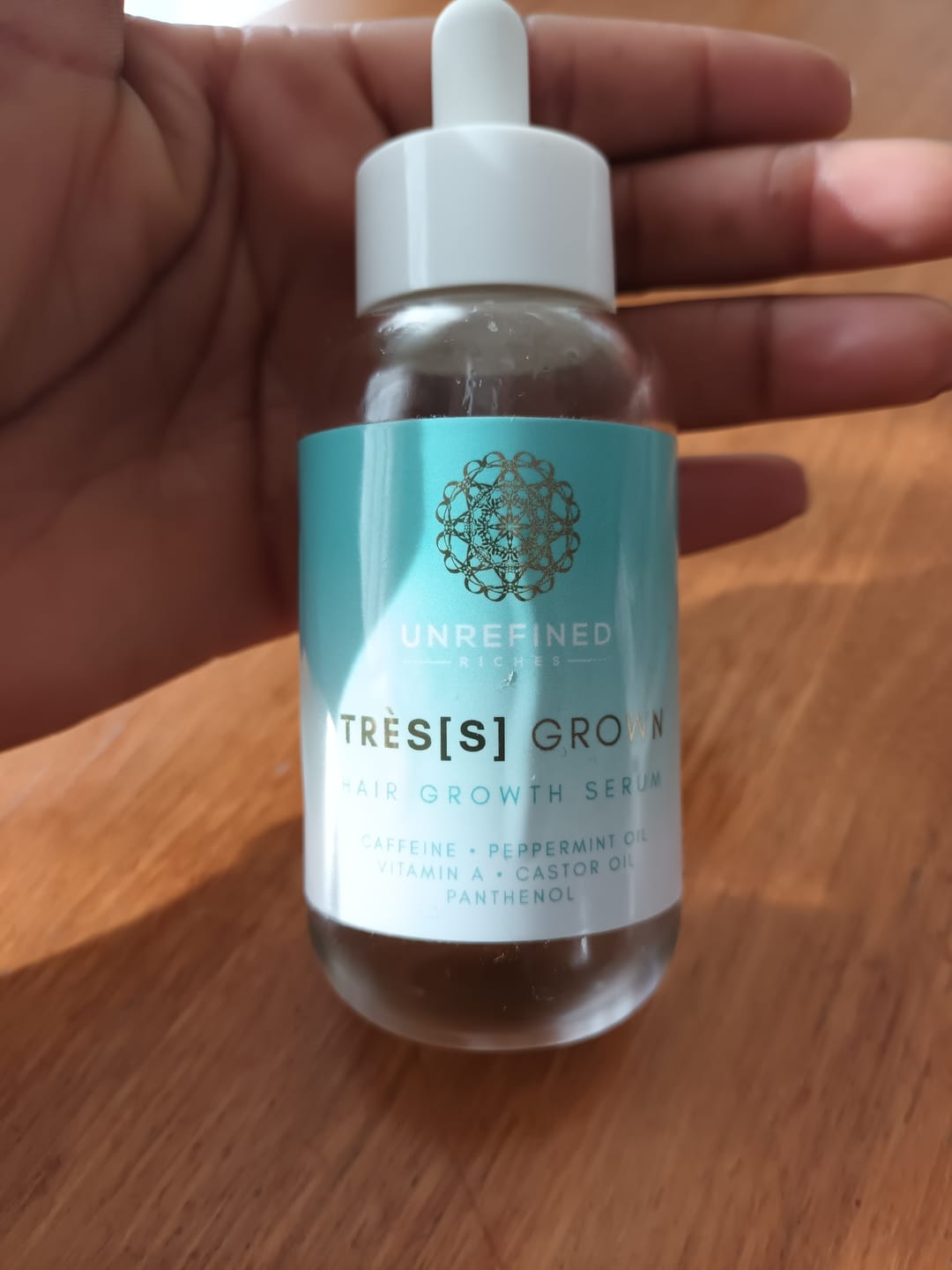 Customer photo review of TRÈS[S] GROWN - Hair Growth Serum