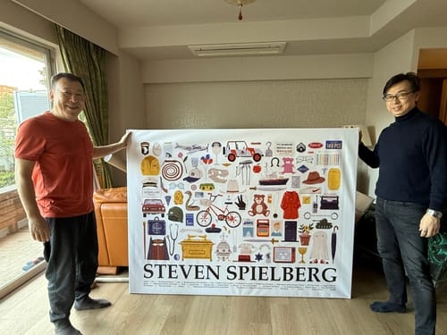 Customer photo review of Steven Spielberg