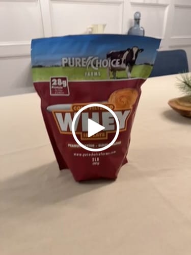 Customer video review of Whey Protein Isolate Peanut Better