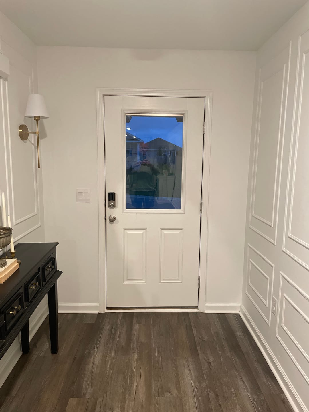 Customer photo review of Clear 1 Lite Glass and Frame Kit (Half Lite)