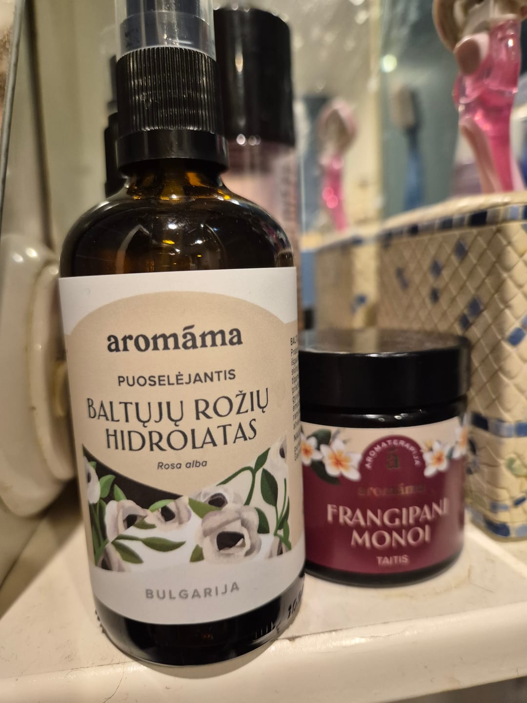 Customer photo review of Baltųjų rožių žiedų hidrolatas