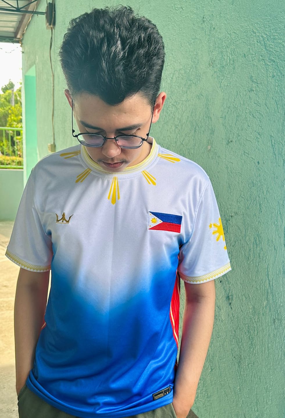 Customer photo review of Philippines Custom Football Jersey