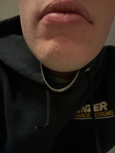 Customer photo review of 6MM MINI CUBAN CHAIN