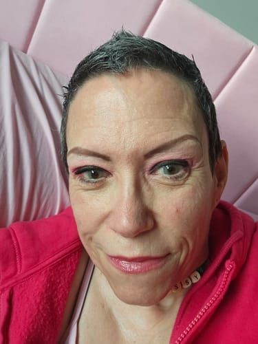 Customer photo review of New 3-Tone Gem Green Prescription Colored Contact Lenses