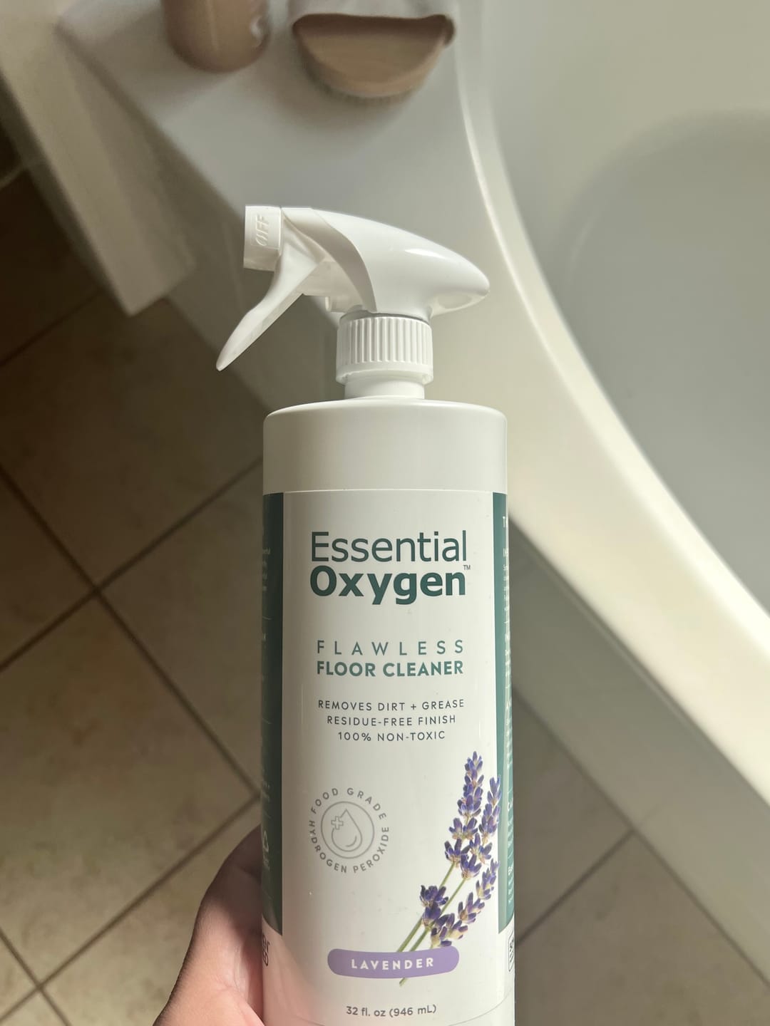 Customer photo review of Flawless Floor Cleaner | Lavender
