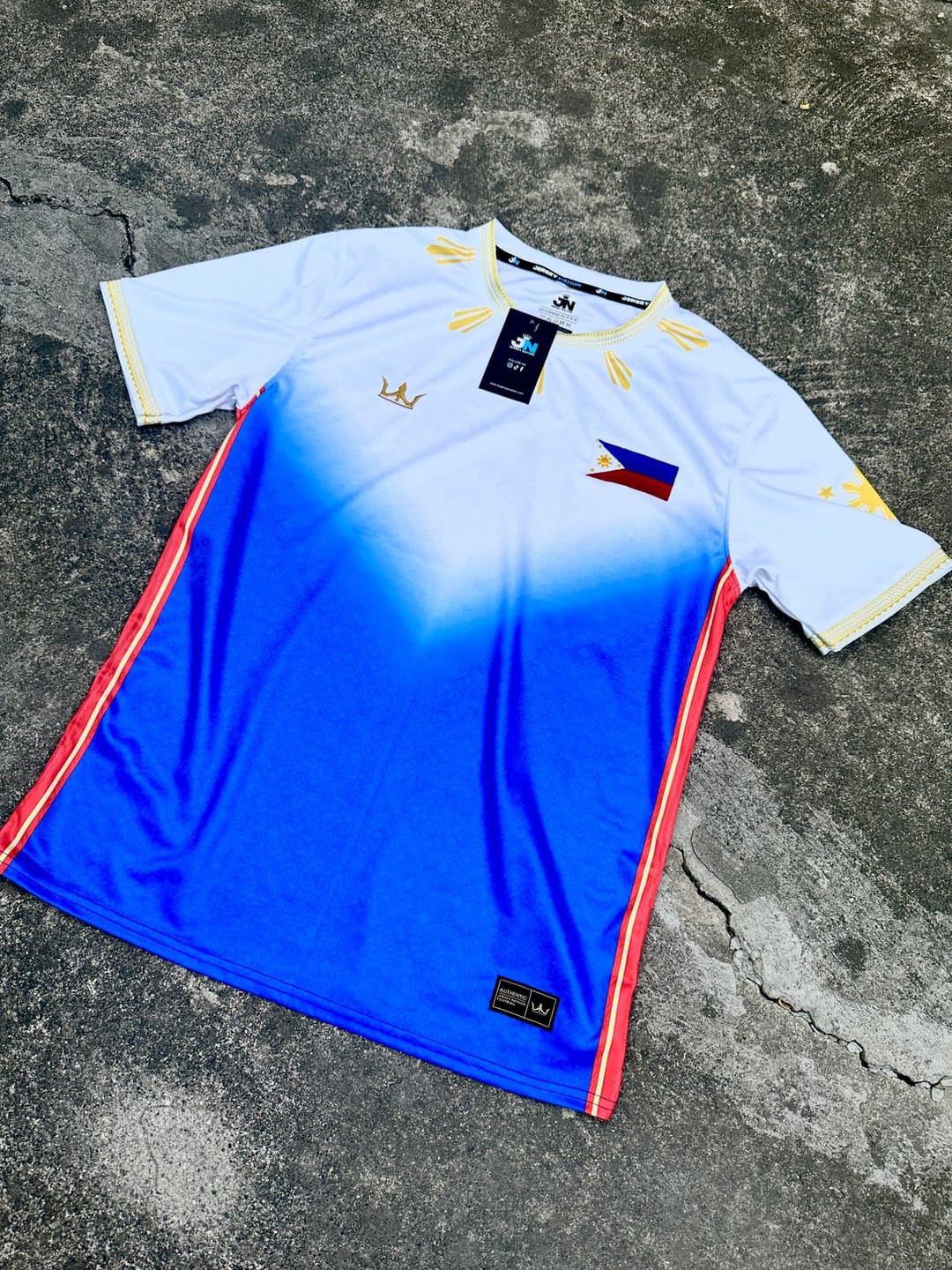 Customer photo review of Philippines Custom Football Jersey
