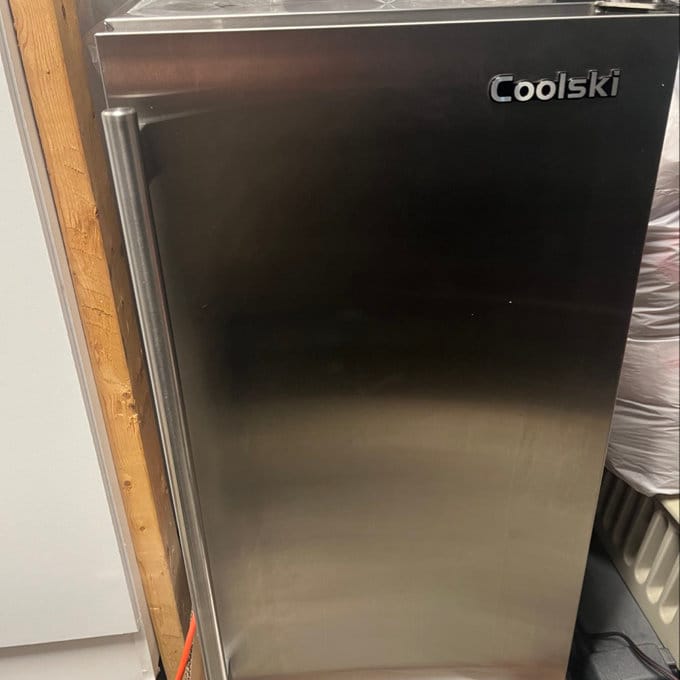 Customer photo review of Coolski 15" W Commercial Under Counter Ice Maker Machine, 80 Lbs/Day