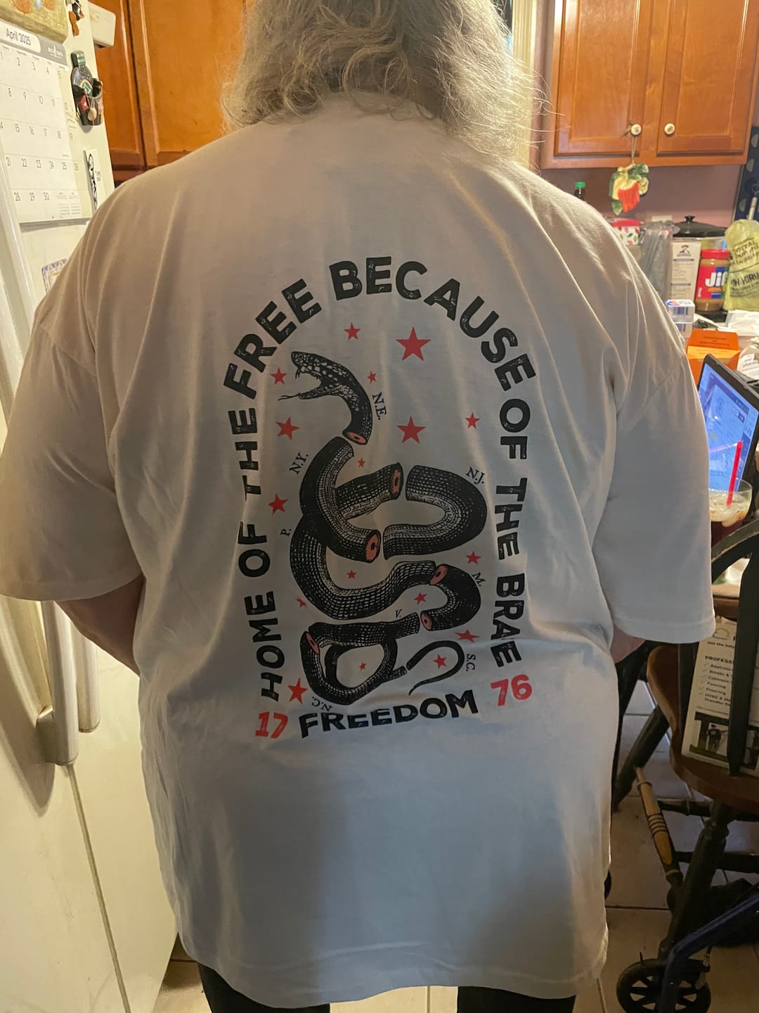 Customer photo review of Home Of The Free Because Of The Brave