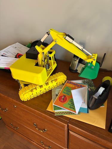 Customer photo review of Dark Yellow - Standard PETG Filament - 1.75mm, 1kg