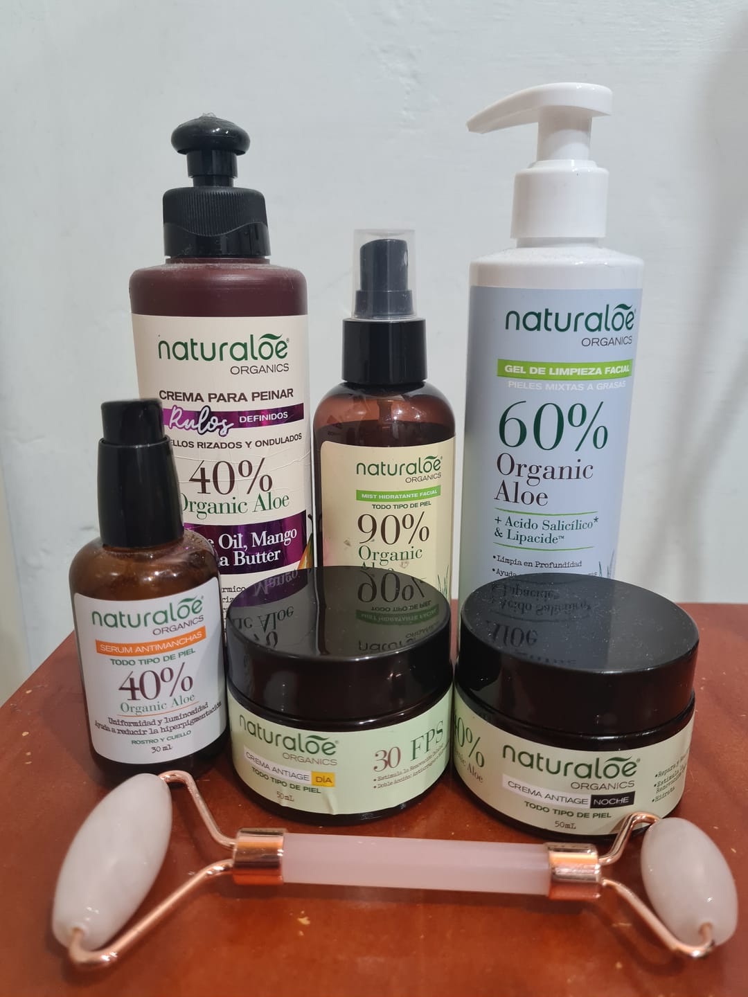 Customer photo review of Set Antiage Crema día SPF30 + Crema/Gel Noche