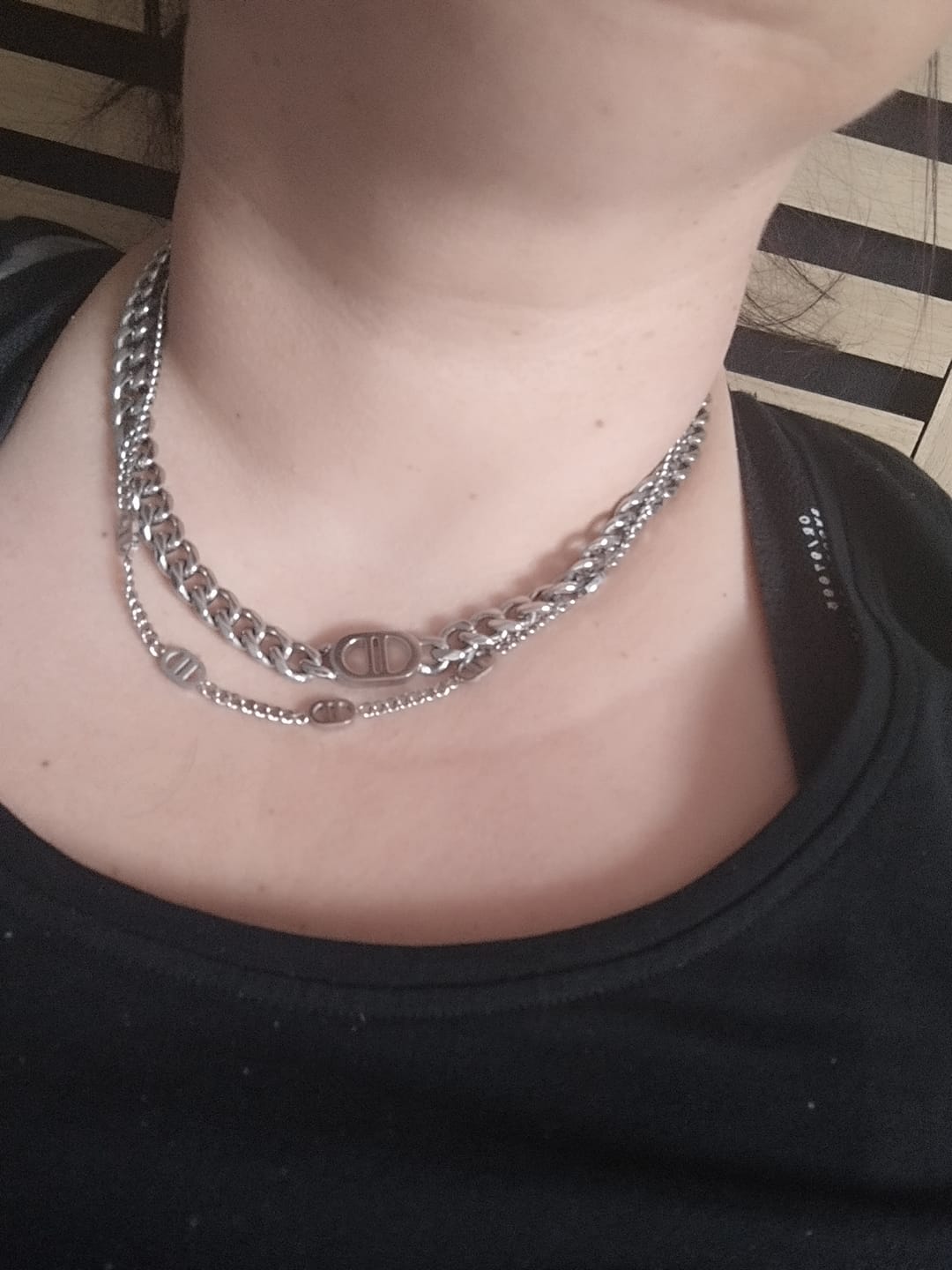 Customer photo review of Prestige Halskette | 18K vergoldet