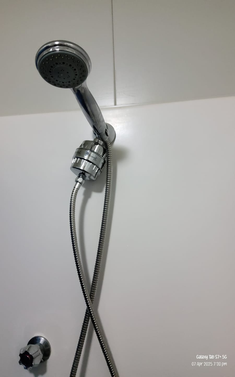 Customer photo review of Shower Purifier - Silver