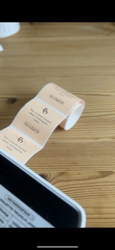 Customer photo review of thermalabel