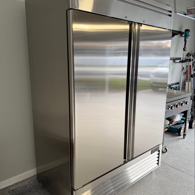 Customer photo review of Coolski 54" W Commercial Refrigerator, 49 Cu.ft Double Solid Door Stainless Steel Reach-in Refrigerator